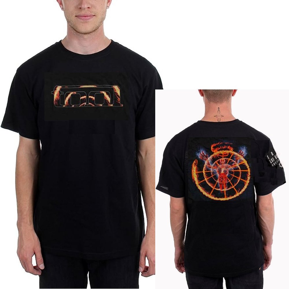 Tool Flame Spiral metal progressive rock Official T-Shirt XL NWT